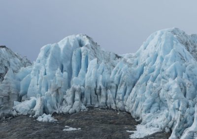 Zerklüfteter Drygalski Gletscher auf der Antarktischen Halbinsel