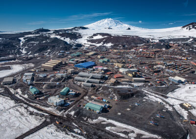 McMurdo-Forschungsstation auf Ross Island