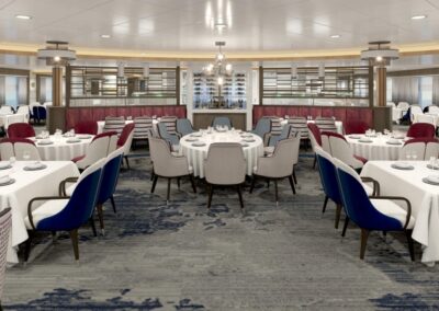 Restaurant auf der MS Douglas Mawson