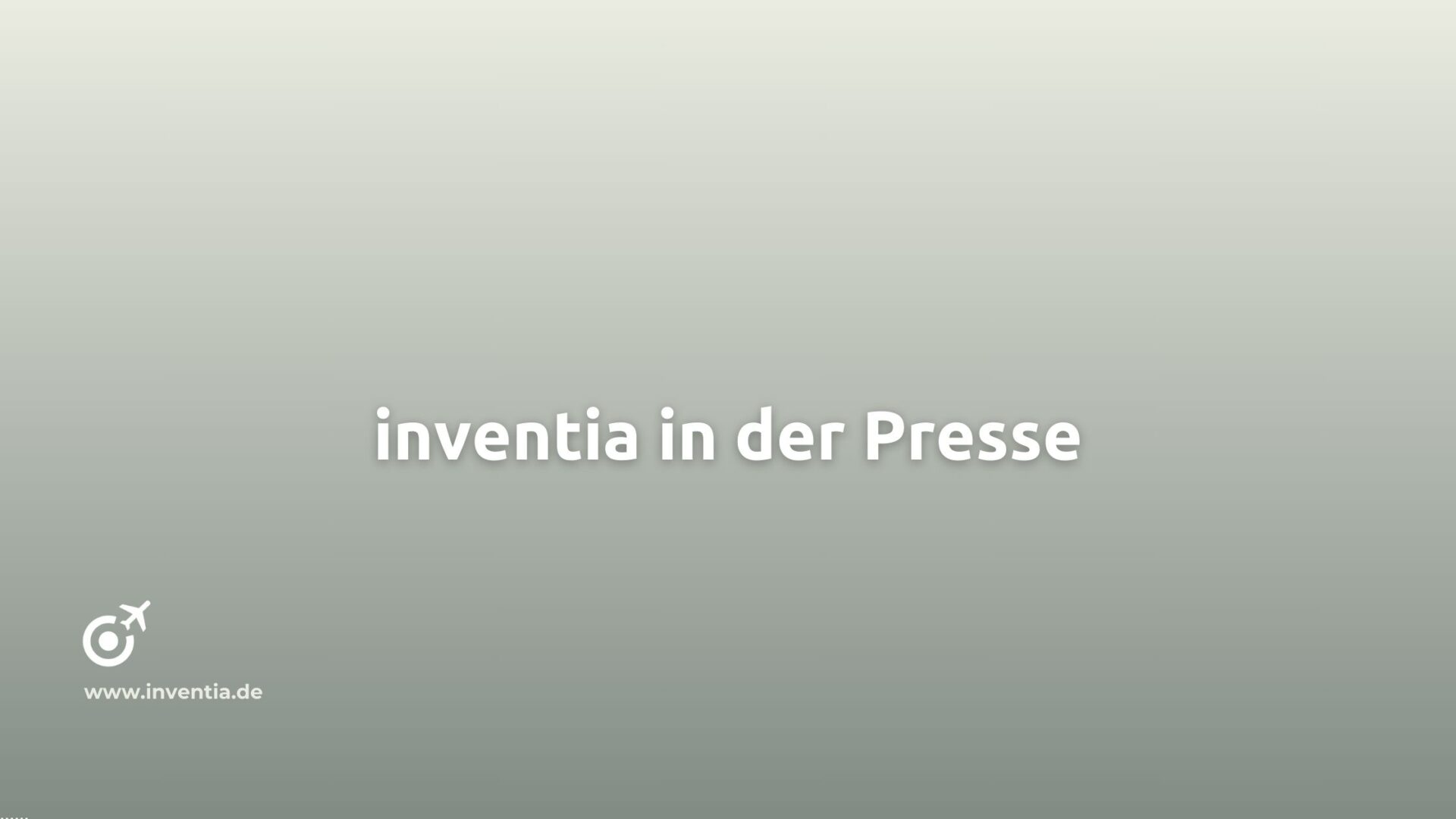 inventia in der Presse